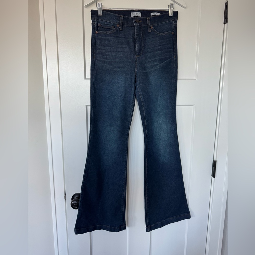 Sofia by Sofia Vergara Dark Indigo Flare Jeans